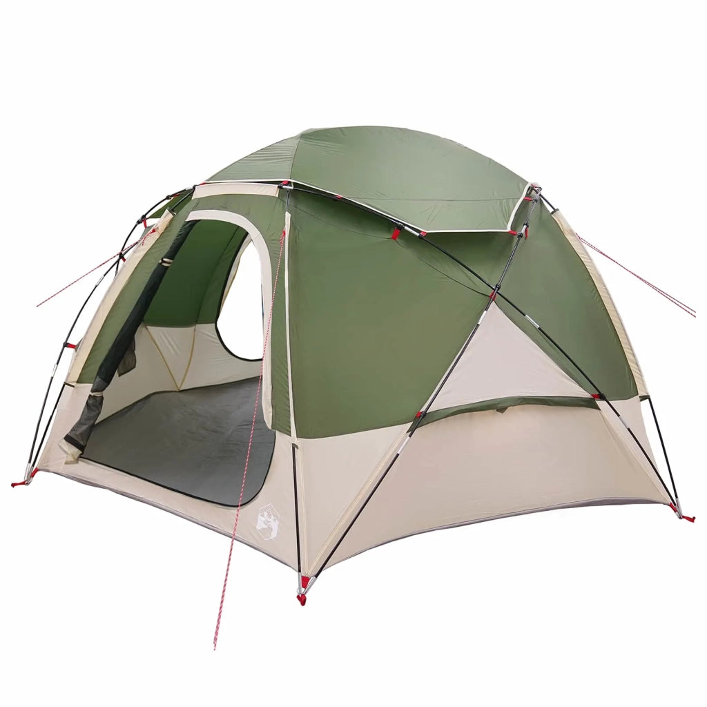 Tenda a cupola con tetto rimovibile-Tenda da campeggio Verde 4 persone