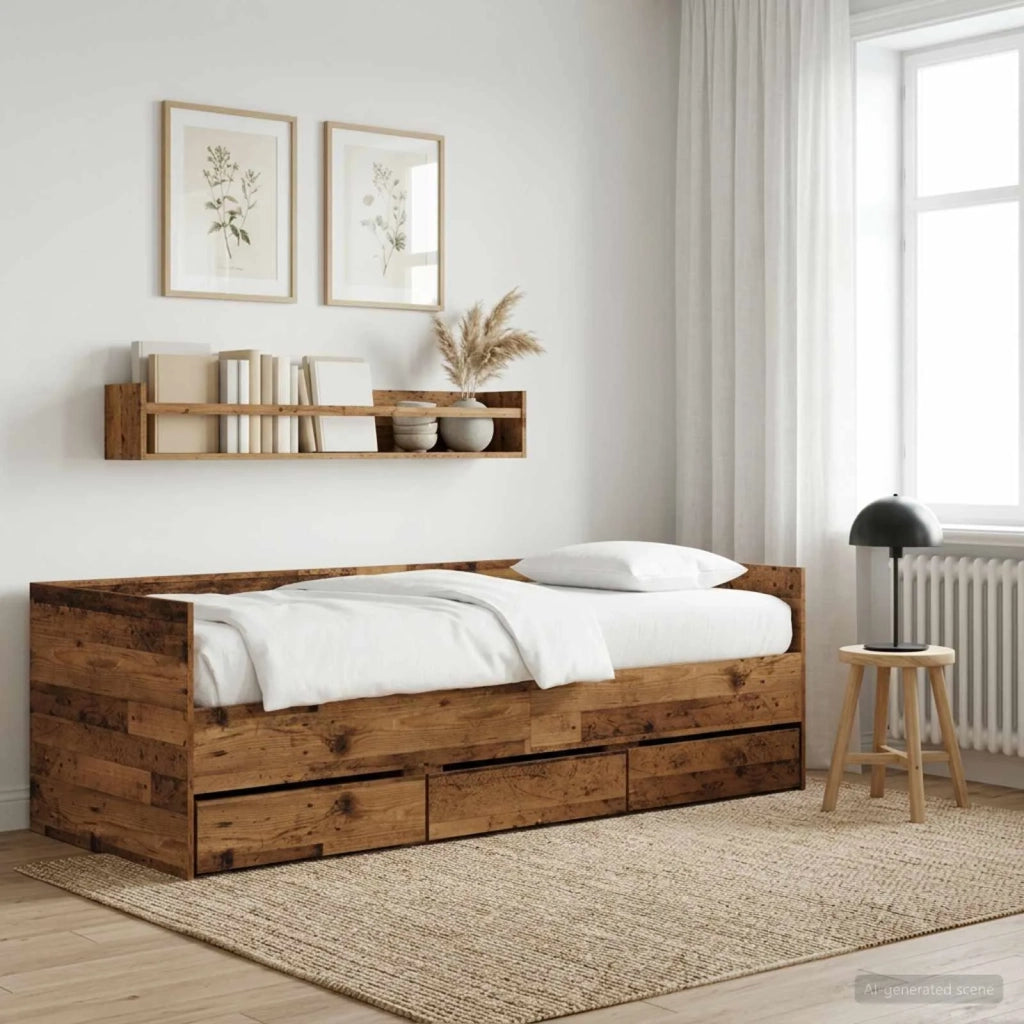 Daybed con cassetto Legno antico Legno ingegnerizzato 3429632