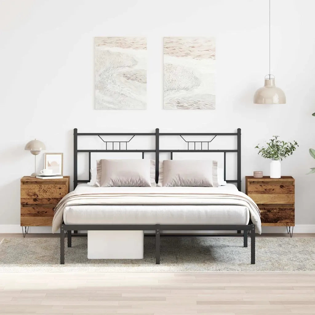 Armadio da Notte 2 pcs Legno vecchio 40 x 35 x 50 cm 863483