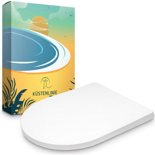 K stenlinie  coperchio wc con abbassamento automatico a forma di