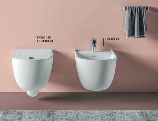 Bidet sospeso The One - Art Ceram Colore:: Bianco Lucido