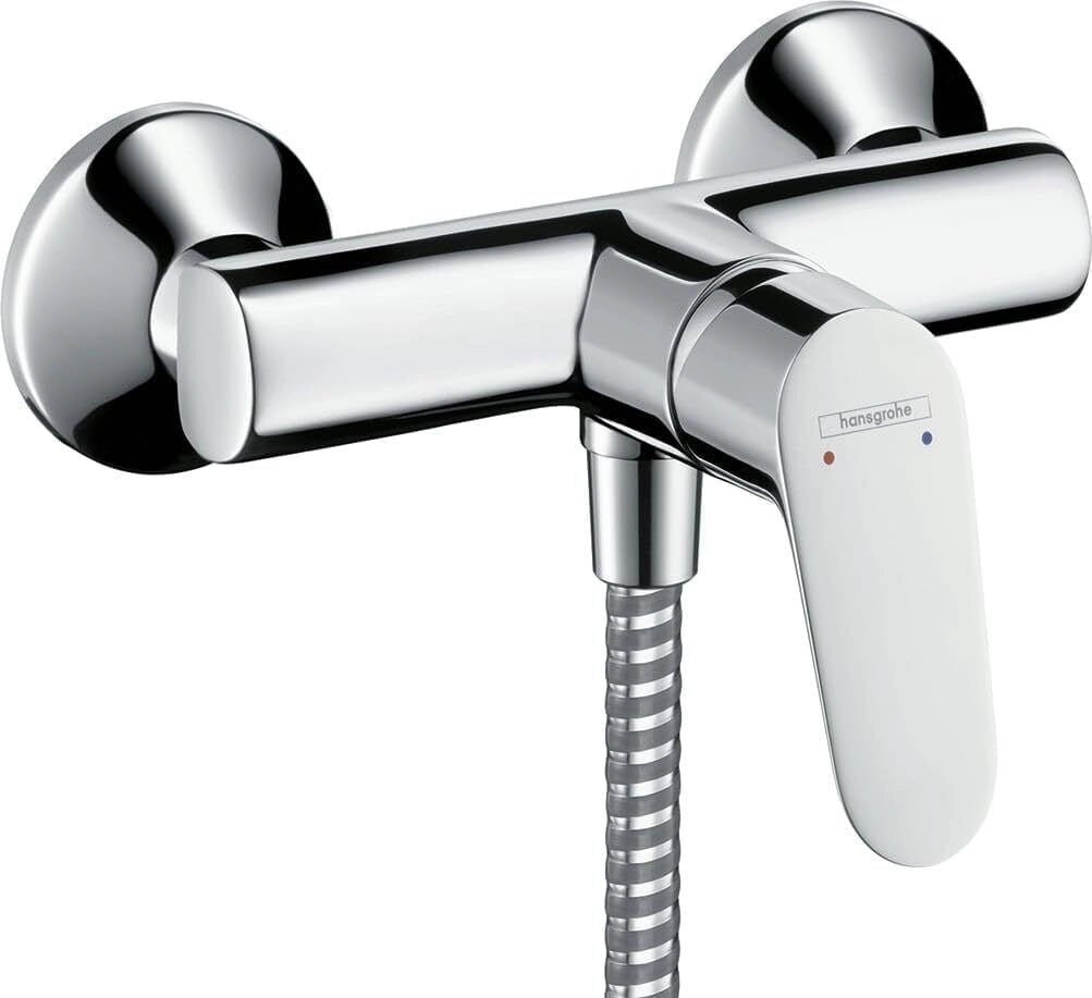 Hansgrohe HG31960000 Focus Miscelatore Monocomando Doccia Esterno con Cartuccia in Ceramica Limitatore di Temperatura Regolabile e Valvola Antiriflusso colore Cromo