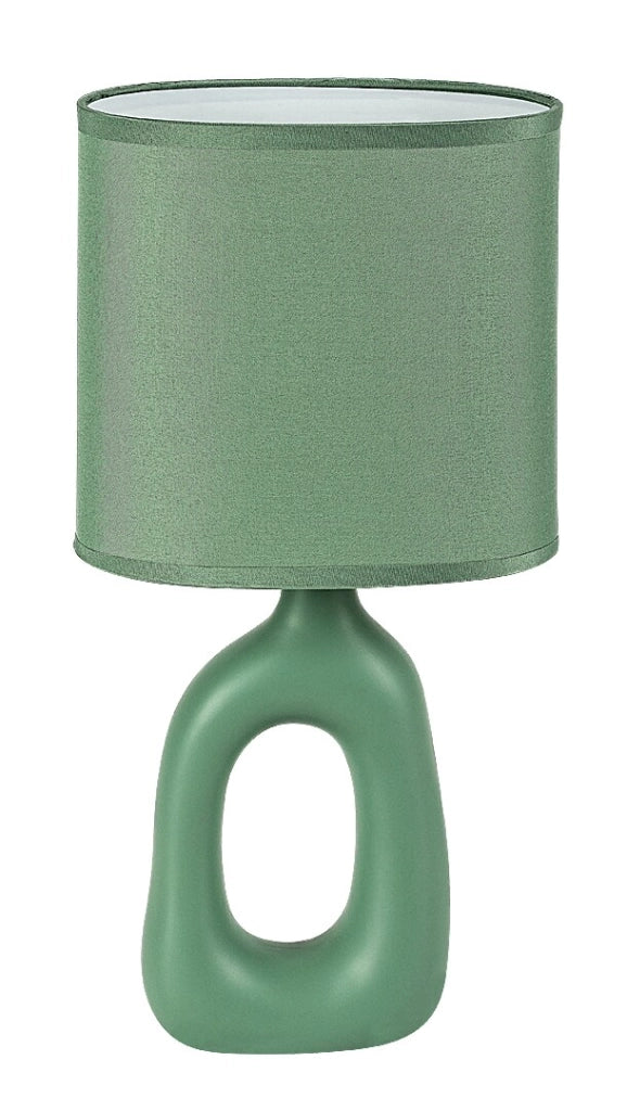 Lampada da tavolo Sylira 1xE14 verde ceramica Rabalux