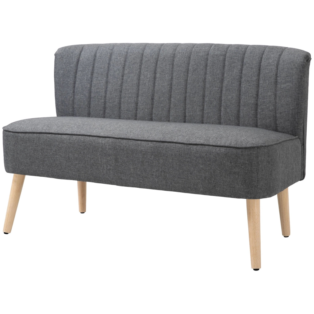 Divano 2 posti in tessuto ¨C zephmum ¨C grigio 117 cm