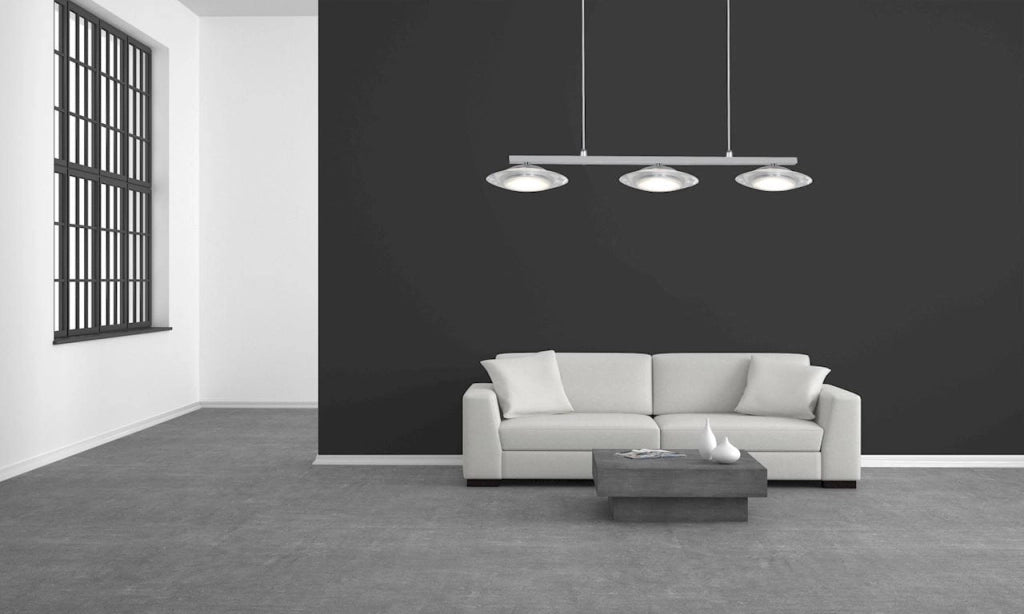Lampadario LED Milagro Ellipse ML416 15W cromo 4000K