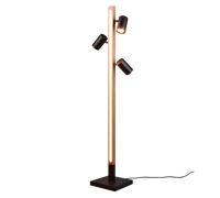 Piantana LED, metallo, nero opaco, 22x130x22 cm, Marley