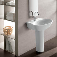 Lavabo sospeso bianco 62 Nido - Hatria