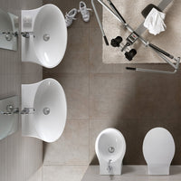 Lavabo sospeso bianco 62 Nido - Hatria