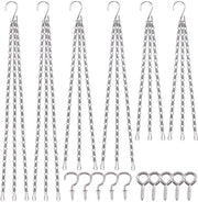 Kit di Accessori per Decorazioni, Vogelvoeders e Piantine, 16 Set, 3 Tipi, Catene e Ganci, Adatto per Abitazioni e Appartamenti