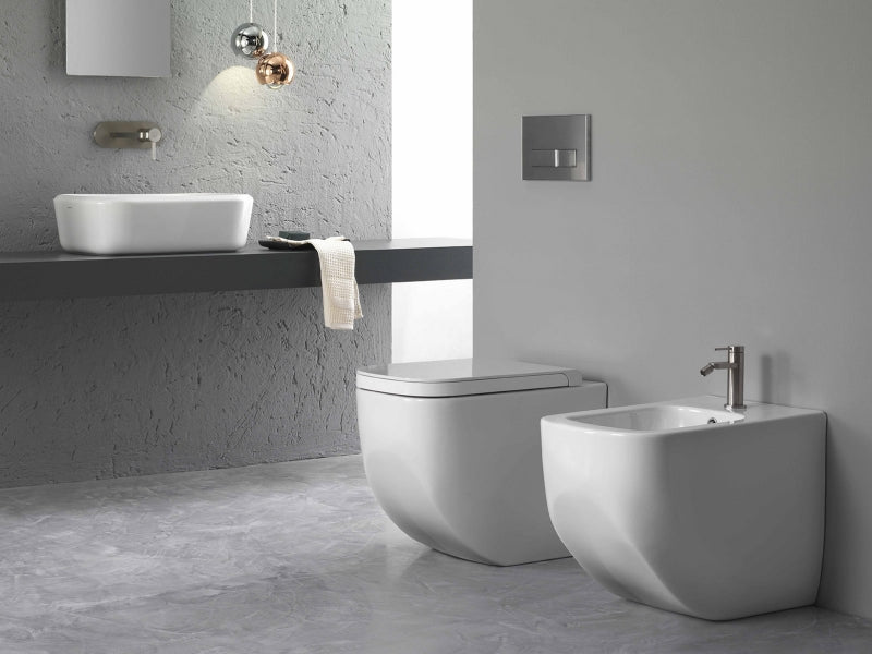 Lavabo appoggio bianco 55 Pencil - Hatria