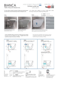 Vaso Filomuro TRASLATO bianco rimless Bianca - Hatria