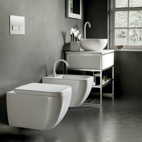 Bidet sospeso bianco - Bianca - Hatria