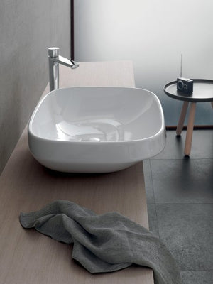 Lavabo appoggio 58 Abito bianco  - Hatria