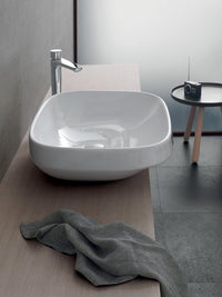 Lavabo appoggio 58 Abito bianco  - Hatria