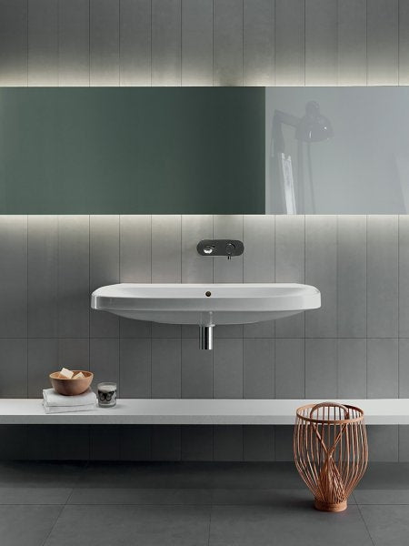 Lavabo 100 Abito senza fori bianco - Hatria