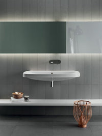 Lavabo 100 Abito senza fori bianco - Hatria