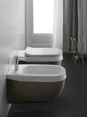Bidet sospeso Abito - Hatria Colore Carena:: Cenere, Colore:: Bianco