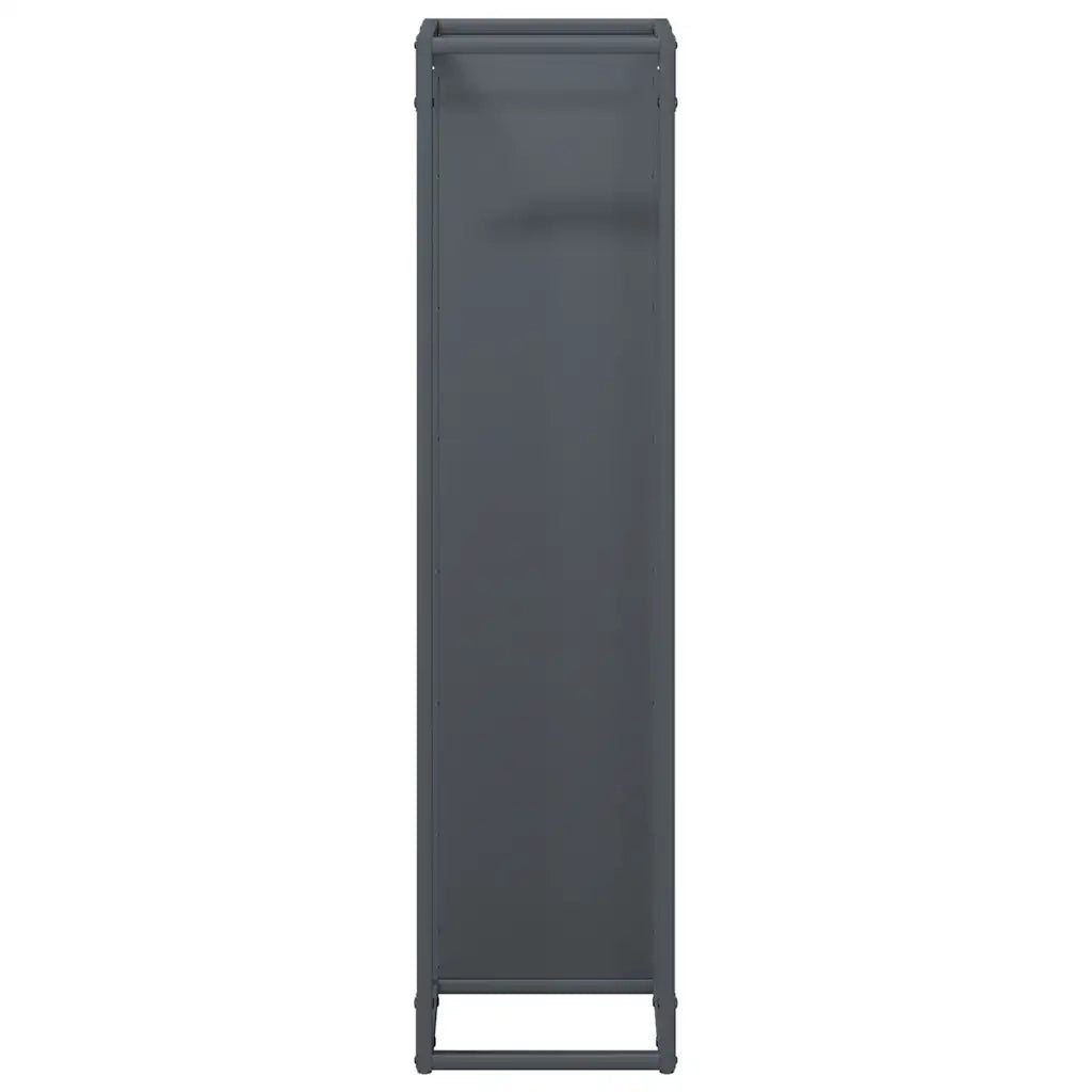 Rastrelliera per Legna da Ardere Antracite 25x25x100 cm CFW5748274