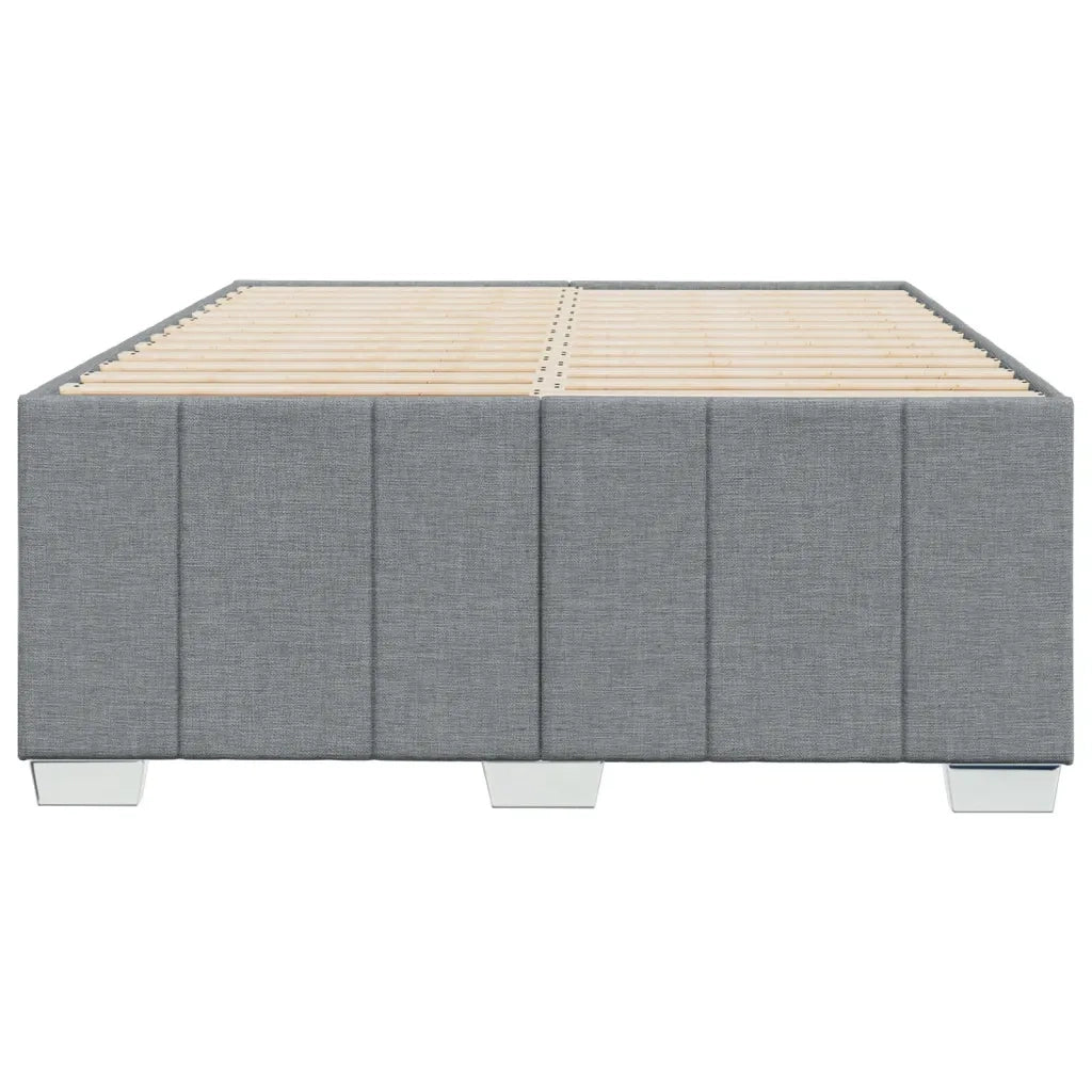 Giroletto senza Materasso Grigio Chiaro 120x190 cm in Tessuto 3284818