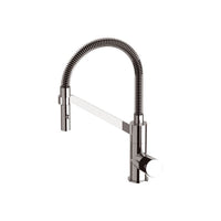 Miscelatore lavello con flessibile nero a molla - serie fusion