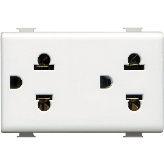 AM5025D- Matix Presa euroamericana 2P+T - 16A - 127/250Vac