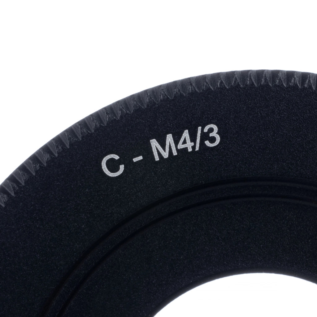 Adattatore C-Mount a Micro 4/3 – Compatibile con Fotocamere Olympus PEN e Panasonic | Alluminio Ossidato, Alta Durata