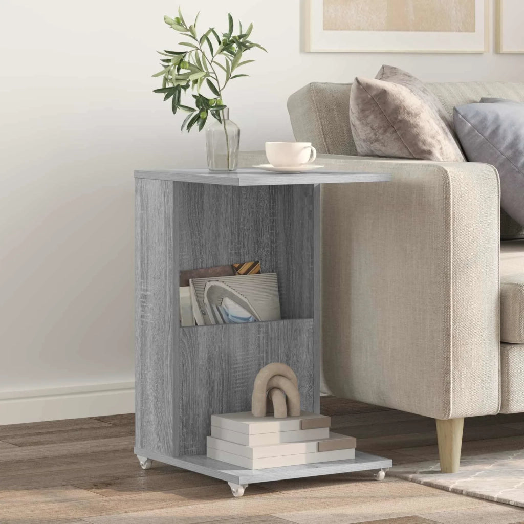 Tavolo laterale Grigio Sonoma 40 x 35 x 60 cm Legno multistrato
