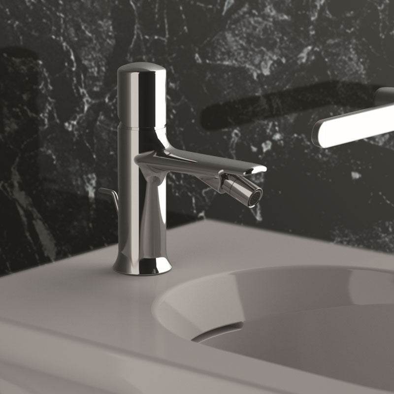 Miscelatore bidet con scarico - serie fusion
