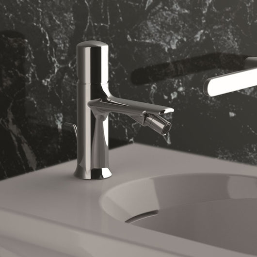 Miscelatore bidet con scarico - serie fusion