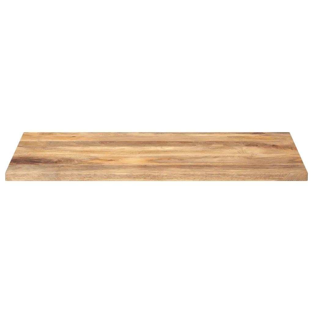 Piano per Tavolo 120x60x3,8cm Rettangolare Legno Massello Mango 371537