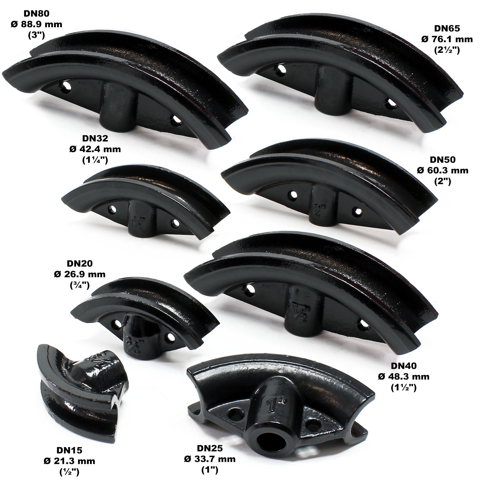 Curvatubi idraulica 90° Max 16 t 8 matrici Piegatubi Curvatrice Piegatrice tubi