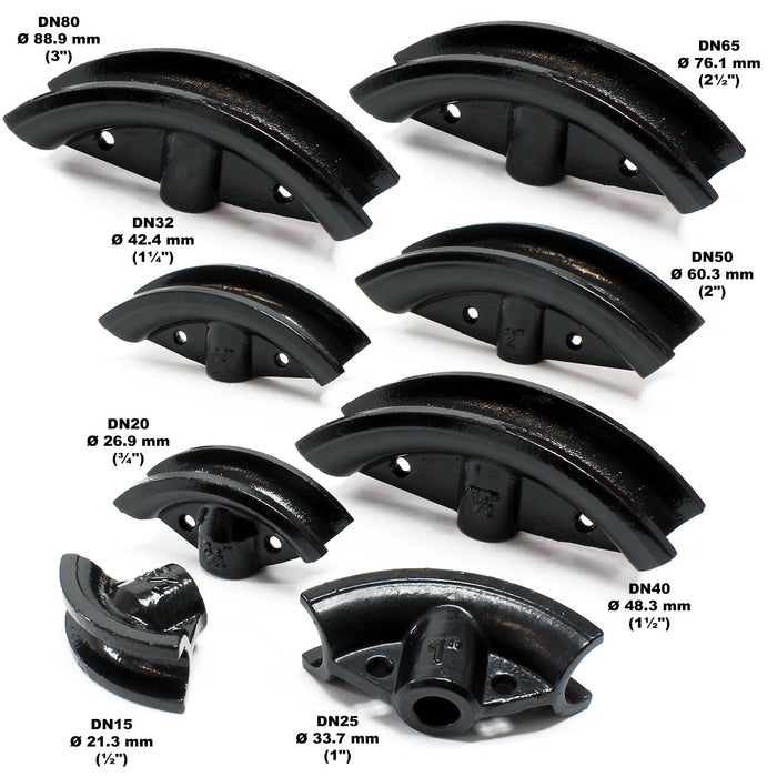 Curvatubi idraulica 90° Max 16 t 8 matrici Piegatubi Curvatrice Piegatrice tubi