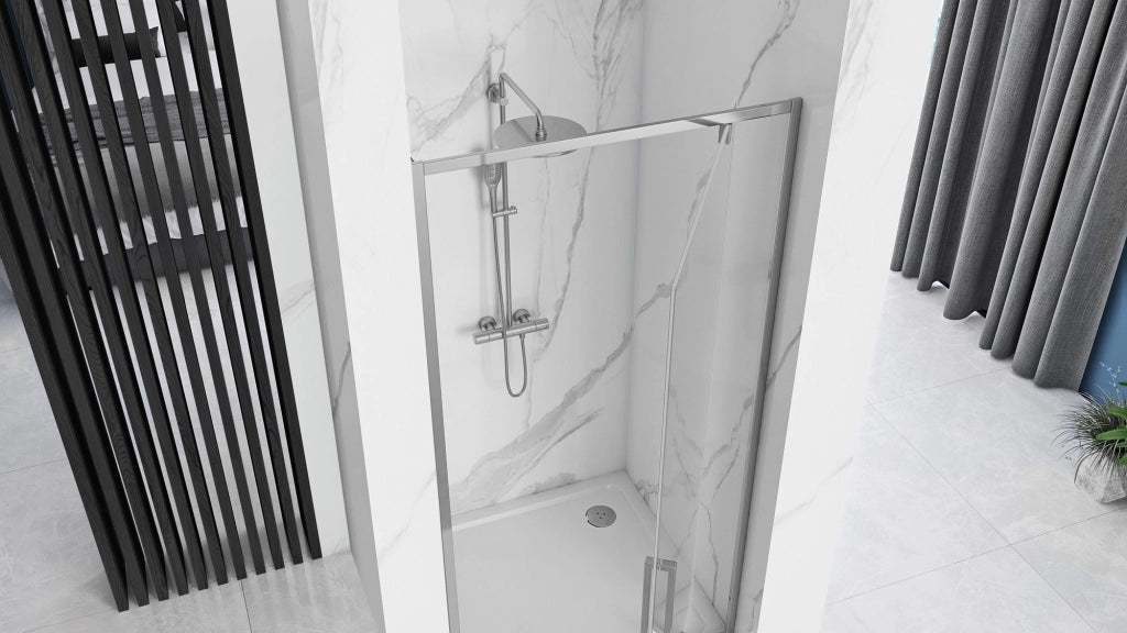 Porta Doccia Rea Rapid Swing Chrom 100