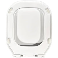 Sedile wc come originale glaze azzurra termoindurente bianco