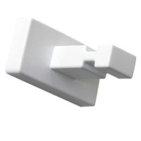 Appendiabiti singolo Inda serie Lea Finitura:: Bianco Opaco