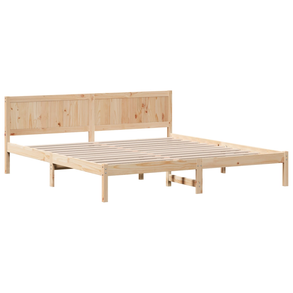 Struttura Letto in Pino Legno naturale Legno massello di pino