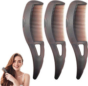 Set di tre kamme per capelli 206 x 5 cm kamme per capelli comfortevoli per cura della pelle del capo kamme per capelli per cura della pelle del capo con funzione di desintossicazione per la pulizia della pelle del capo