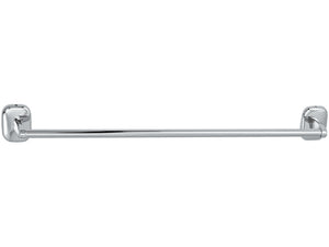 Portasalvietta da muro cromato 60 cm - serie suite