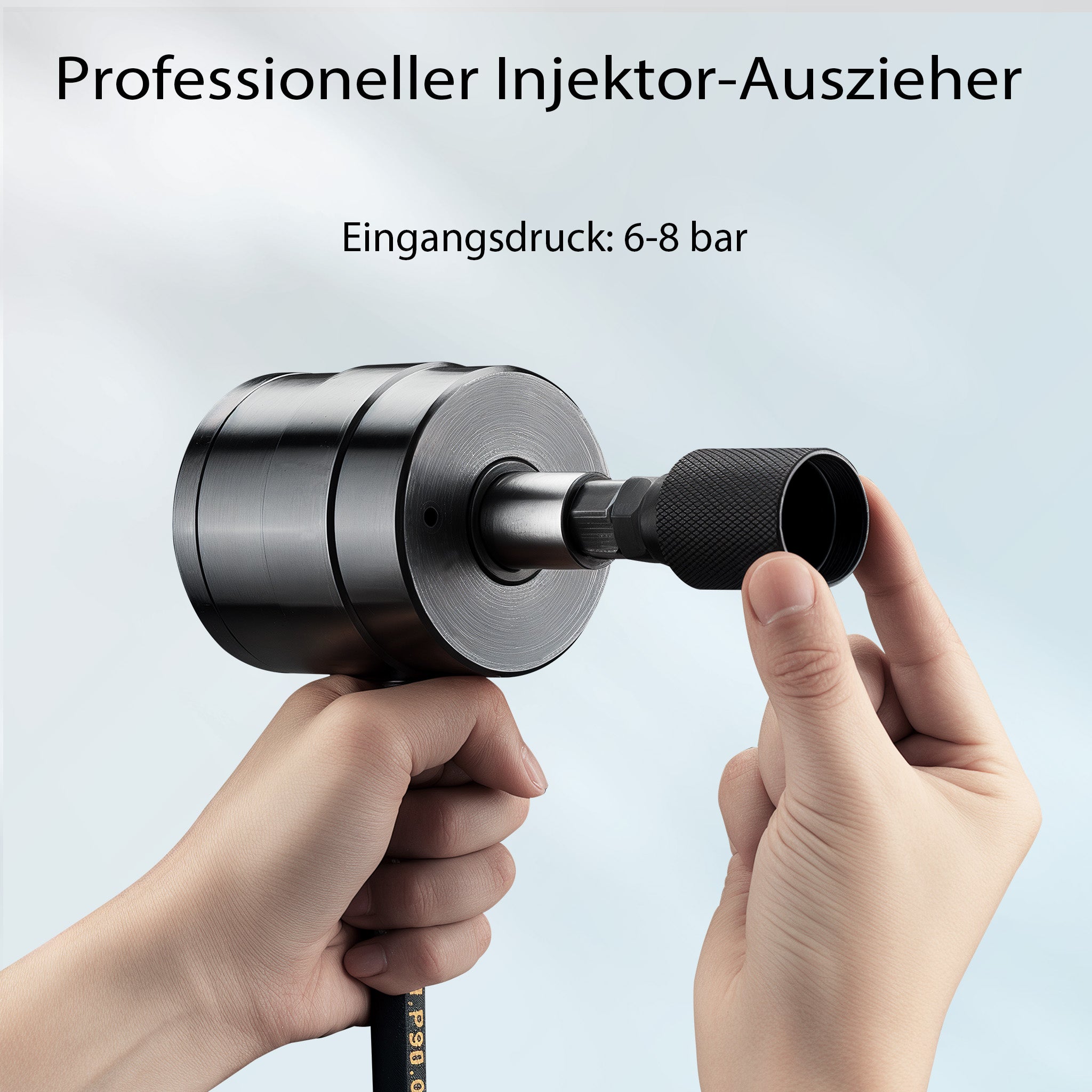 Estrattore iniettori, kit estrattori iniettori, set con 21 pezzi e custodia, estrattore pneumatico per iniettori diesel