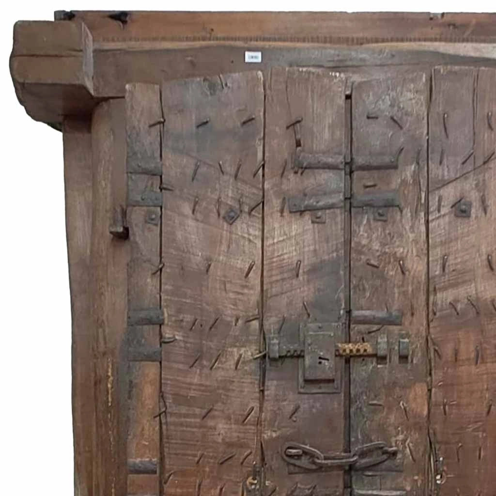 Porta in legno fatta a mano 162x33x211h cm
