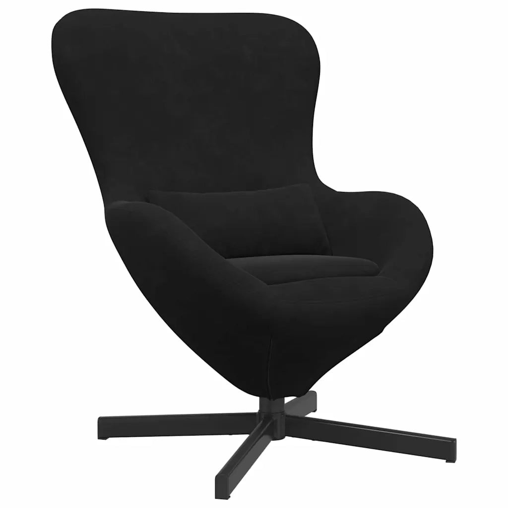Divano Sedia-Poltrona uovo Nero 63 x 73 x 90 cm Velluto