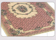 Tappeto Velour Antiscivolo Modello Bouquet By Suardi - 65x110(2 tappeti) - Rosa
