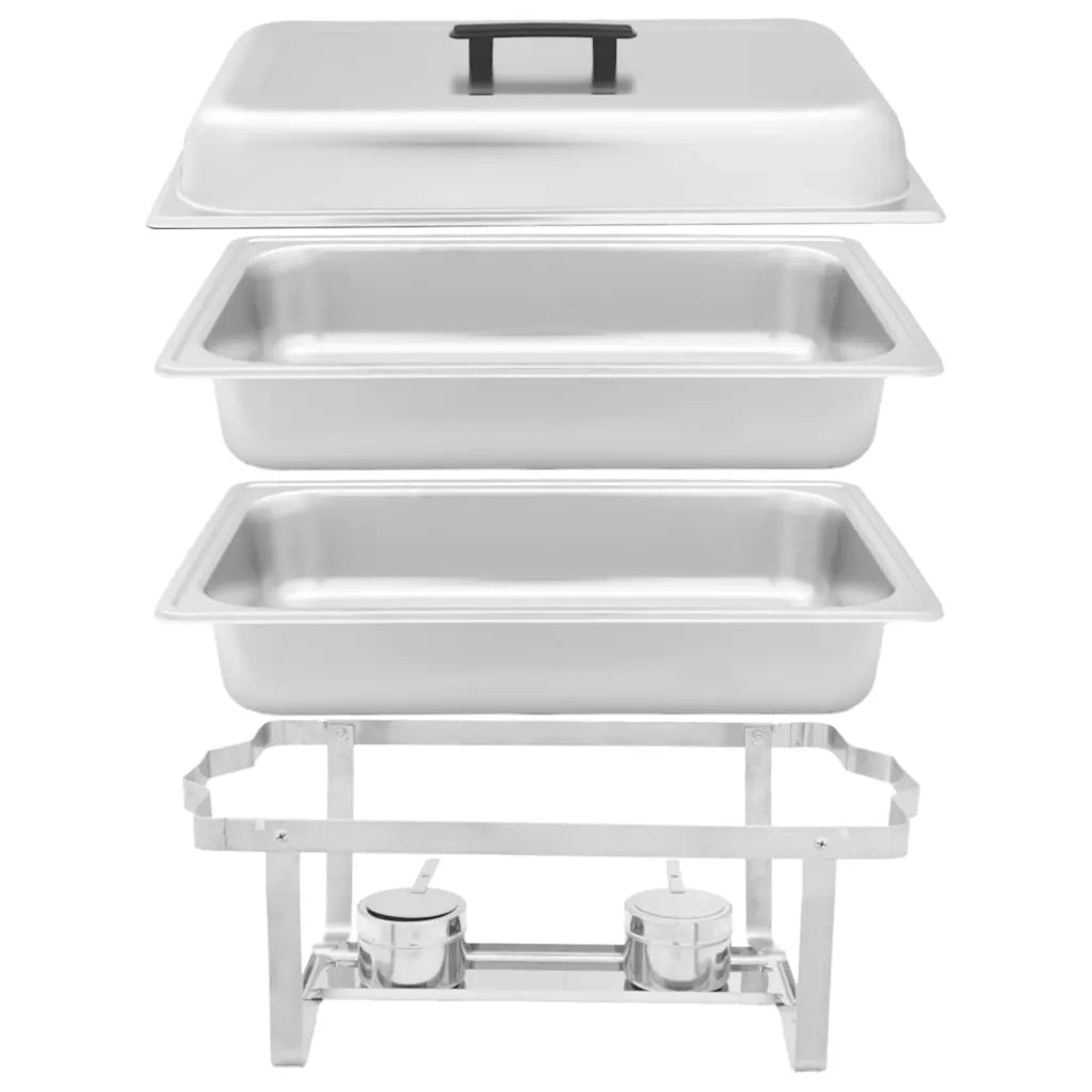 Set 3 pz Teglie Scaldavivande in Acciaio Inossidabile CFW8530968