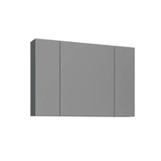 Mobile da bagno con specchio "Bari 100" - 97 x 16 x 66 cm - Antracite opaco