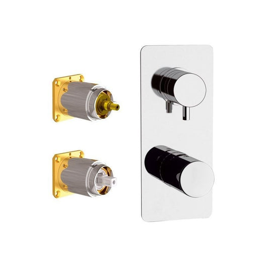 Miscelatore doccia con 3 vie e posizioni - serie fusion