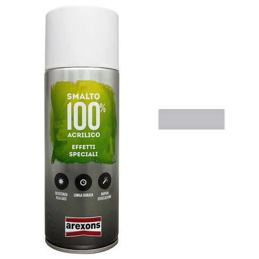 Smalto Spray 100% Acrilico effetto Specchiante Cromo Arexons