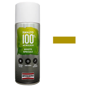 Smalto Spray Oro 100% Acrilico effetto Specchiante Arexons