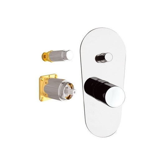 Miscelatore vasca o doccia con deviatore senza box - serie fusion