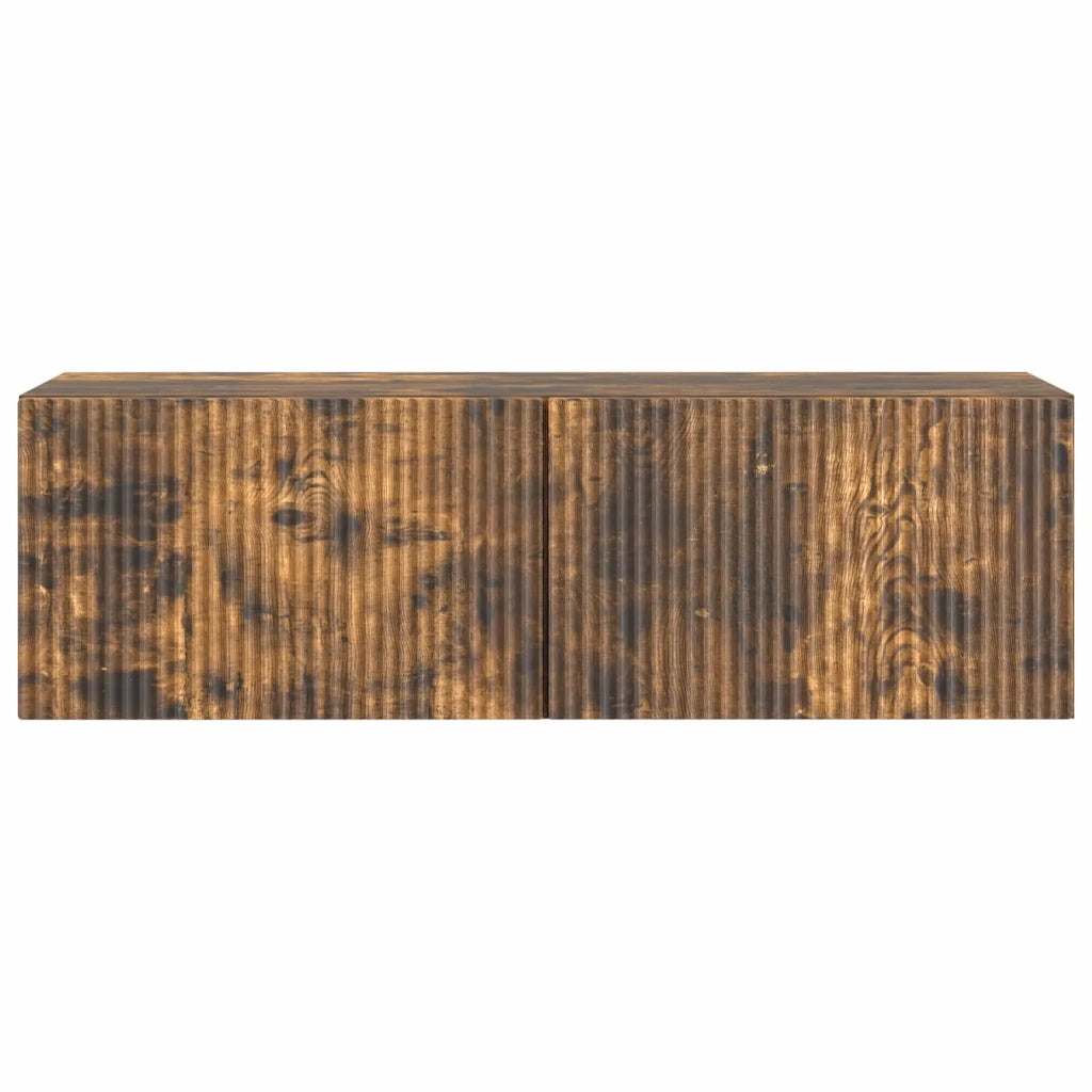 Mobile Porta TV da Muro Rovere Fumo 98 x 31 x 30 cm