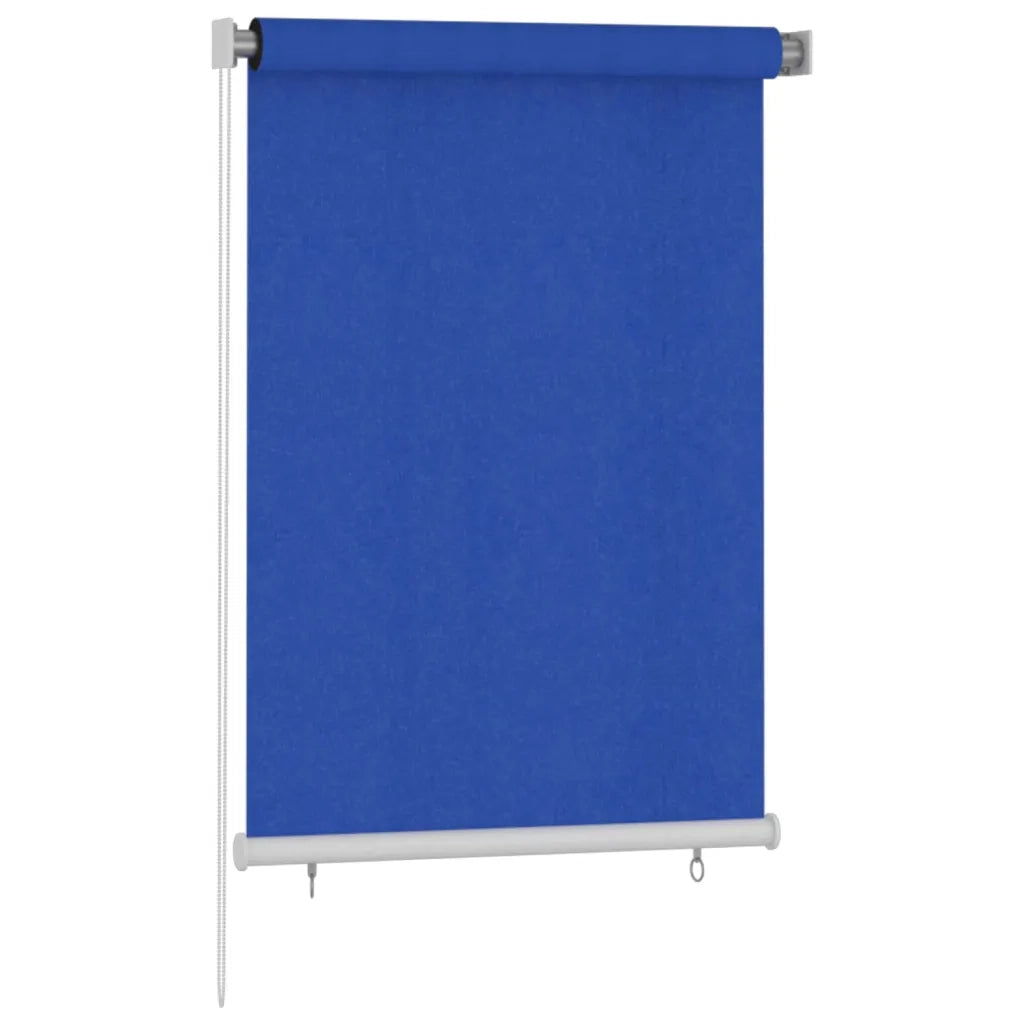 Tenda a Rullo per Esterni 100x140 cm Blu HDPE 312837
